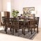 Baxton Studio Luisa Modern and Contemporary Two-Tone Dark Brown and Walnut Brown Finished Wood 7-Piece Dining Set 178-11384-10519-Zoro - alternate 7
